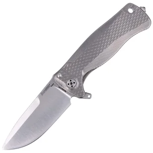 Nóż składany LionSTEEL SR22 Grey Titanium, Satin Sleipner by Molletta (SR22 G) - Noże - miniaturka - grafika 1