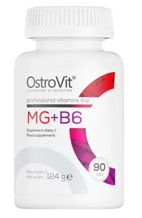 Ostrovit Mg+B6 90 tabl - Witaminy i minerały dla sportowców - miniaturka - grafika 2