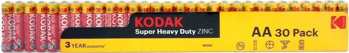 Kodak Baterie Kodak AA R6 - duże paluszki 30szt.