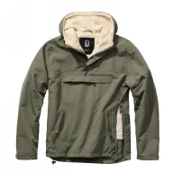 Odzież taktyczna i umundurowanie - Kurtka BRANDIT Kangurka Sherpa Windbreaker - Oliwkowa XXL - miniaturka - grafika 1