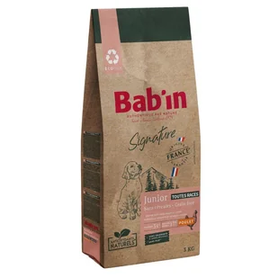 Bab'in Signature All size Junior kurczak bez zbóż dla szczeniąt 3kg / Bab'in - Sucha karma dla psów - miniaturka - grafika 1