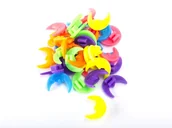 Akcesoria rowerowe - Koraliki Na Szprychy Hl-Zs01B Księżyc , Słońce, Błyskawica - miniaturka - grafika 1