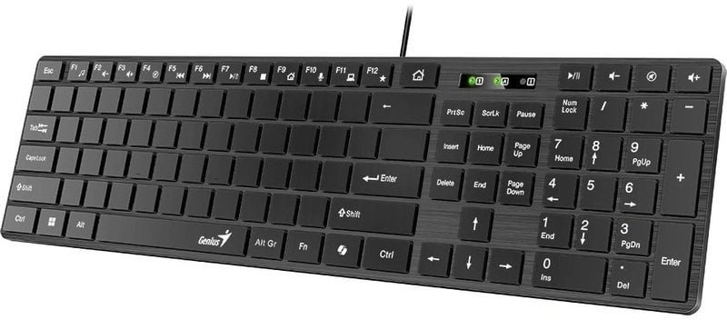 Genius GENIUS Klawiatura Slimstar K500 Education Bez liter Przewodowa USB czarny 31310058400