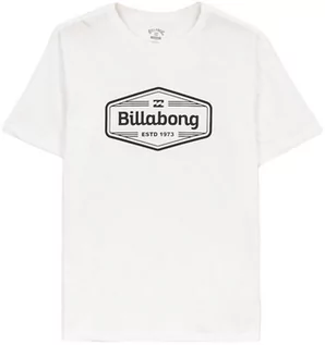Koszulki dla chłopców - Billabong TRADEMARK white koszulka męska - L - grafika 1