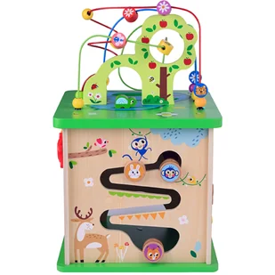 TOOKY TOY Kostka Edukacyjna Sorter Labirynt Przeplatanka Zwierzątka - Sortery dla dzieci - miniaturka - grafika 5