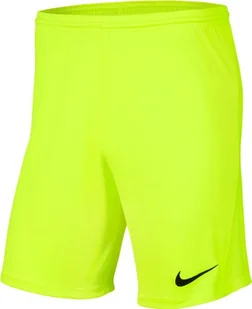 Nike Spodenki męskie Park III żółte r. L (BV6855 702) - Spodnie sportowe męskie - miniaturka - grafika 1