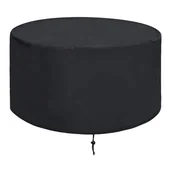 Pokrowce na grilla - Pokrowiec ochronny na palenisko z czarnej tkaniny Oxford (77 x 77 x 31 cm) - Wielokrotnego użytku, wodoodporny pokrowiec na grilla - miniaturka - grafika 1