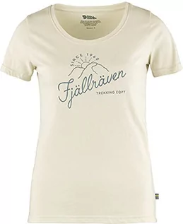 Koszulki i topy damskie - Fjallraven Sunrise damska koszulka podkoszulek biała kreda. XL F83530 - grafika 1