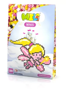 Klocki Meli Minis Princess 3In1 Thematic Wafle Puzzle Mozaika 1000 El - Klocki - miniaturka - grafika 1