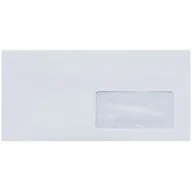 Koperty - Koperta biała DL 110x220mm HK OKP 45x90mm 100szt - miniaturka - grafika 1