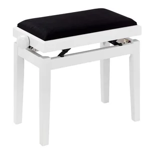 Ława do pianina Thomann KB-15WHP biały połysk - Akcesoria do instrumentów klawiszowych - miniaturka - grafika 1