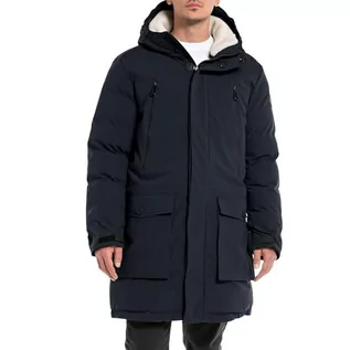 Kurtki męskie - Replay parka męska, 715 DEEP NAVY, L - grafika 1