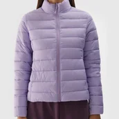 Kurtki damskie - Kurtka Damska Puchowa 4F Pikowana Fioletowa 4FWAW24TDJAF467 L Fioletowy - miniaturka - grafika 1