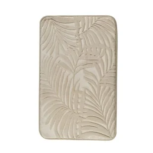 Dywanik łazienkowy Floryda 45 x 70 cm beżowy - Dywaniki łazienkowe - miniaturka - grafika 1