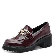 Kapcie damskie - MARCO TOZZI Kapcie damskie 2-24770-43 Loafer, Bordeaux Pat, 6,5 UK, Bordeaux Pat, 40 EU - miniaturka - grafika 1
