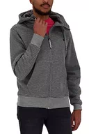 Bluzy męskie - ALIFE and Kickin TrasherAK Z Hooded męska bluza z kapturem, bluza dresowa, Stal., 3XL - miniaturka - grafika 1