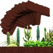 Ogrodzenia - Palisada ogrodowa Heckermann H-250 Brązowa - miniaturka - grafika 1