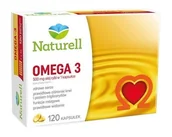 Serce i układ krążenia - USP ZDROWIE Naturell Omega-3 x 120 kaps - miniaturka - grafika 1