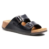 Klapki i japonki damskie - Fly London Klapki Cajafly P144721000 Black - miniaturka - grafika 1