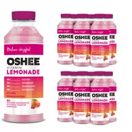 Soki i napoje niegazowane - 12x OSHEE Vitamin Lemonade malina - grejpfrut 555 ml - miniaturka - grafika 1