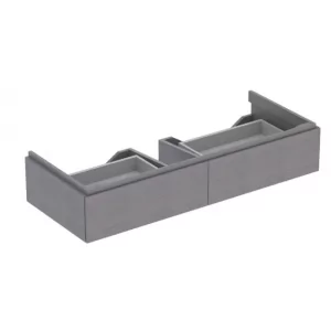 GEBERIT GEBERIT 500.517.43.1 Szafka Xeno2 pod umywalkę 120 cm 2 szuflady szary mat p$1116tno - Szafki łazienkowe - miniaturka - grafika 1