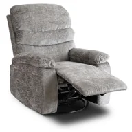 Fotele i krzesła biurowe - Elior Szary rozkładany fotel tapicerowany - Uden 3X - miniaturka - grafika 1