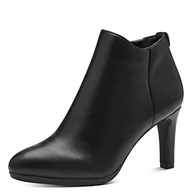 Botki damskie - Tamaris Damskie botki 1-25306-41 szerokie, Czarny (Black 001), 36 EU - miniaturka - grafika 1