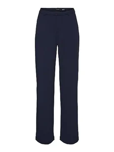 VERO MODA Vmzamira Mr Straight Pant Ga Tall Noos spodnie damskie, granatowy blezer, (M) W / 34L - Spodnie damskie - miniaturka - grafika 1