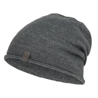 Apaszki i szaliki damskie - KNITTED HAT LEKEY GREY - miniaturka - grafika 1