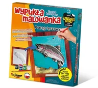 Zabawki kreatywne - Wypukła Malowanka Ryba Pstrąg Tęczowy - miniaturka - grafika 1