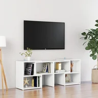 Szafki RTV - Lumarko Szafka pod telewizor, biała, 104x30x52 cm - miniaturka - grafika 1