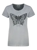 Koszulki i topy damskie - Fresh Made Koszulka w kolorze szarym - miniaturka - grafika 1