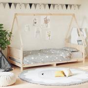 Łóżeczka i kojce - Rama łóżka dla dzieci, 90x200 cm, drewno sosnowe Lumarko! - miniaturka - grafika 1