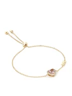 Bransoletki - Michael Kors Bransoletka Bril Heart Sldr MKC1518A2791 Złoty - miniaturka - grafika 1