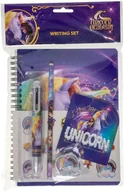 Przybory szkolne - UNICORN ACADEMY, Writing Set, w/multi-col. pen - miniaturka - grafika 1