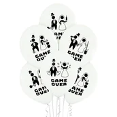 Balony i akcesoria - BALONY GAME OVER 12", 6 SZT. - miniaturka - grafika 1