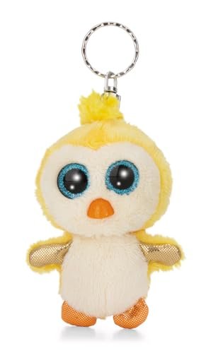 NICI Glubschis 63023 brelok ptaszek Sunita, wierny pluszowy towarzysz do plecaka lub torby, zawieszka na klucze dla małych i dużych, 9 cm, żółty
