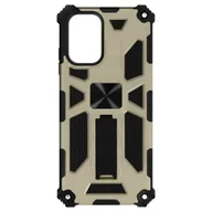 Etui i futerały do telefonów - Etui Xiaomi Redmi Note 10 i Note 10s Bumper Crutch Magnetyczny uchwyt złoty - miniaturka - grafika 1
