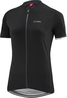 Koszulki rowerowe - Löffler Pure Full Zip Bike Jersey Women, czarny EU 40 2022 Koszulki kolarskie - grafika 1