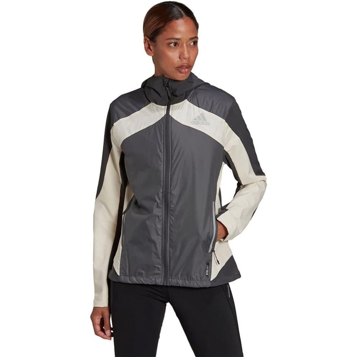 Kurtka damska Adidas Marathon sportowa z kapturem-XS