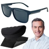 Okulary przeciwsłoneczne - Okulary Przeciwsłoneczne Męskie Polaryzacja Prius Nerdy UV400 Etui - miniaturka - grafika 1