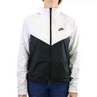 Nike Damska kurtka sportowa W Nsw Wr Jkt biały biały/czarny/(Black) XS BV3939 - Kurtki damskie - miniaturka - grafika 1