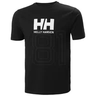Koszulki męskie - Koszulka Helly Hansen Logo T-Shirt M 33979 990 - XL - miniaturka - grafika 1