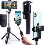 Selfie stick - Selfie stick Hello Case SELFIESTICK UCHWYT KIJEK DO SELFIE Z BLUETOOTH Z PILOTEM TRIPOD - miniaturka - grafika 1