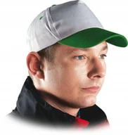 Odzież robocza - Czapka ochronna robocza z daszkiem Drelichowa BHP - miniaturka - grafika 1