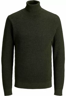 Swetry męskie - Jack & Jones Golf "Power" w kolorze khaki - grafika 1