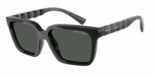 Okulary Przeciwsłoneczne Armani Exchange AX 4147S Shiny Transparent Grey - Okulary przeciwsłoneczne - miniaturka - grafika 1