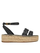 Espadryle damskie - Tommy Hilfiger Espadryle FW0FW08496 Czarny - miniaturka - grafika 1