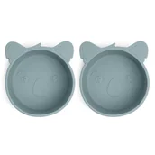 Miseczki i talerzyki dla dzieci - 2 Miseczki Silikonowe Koala Lead Nuuroo - miniaturka - grafika 1