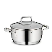 Garnki - Kela Garnek z pokrywką stal nierdzewna FLAVORIA, 16 cm - miniaturka - grafika 1